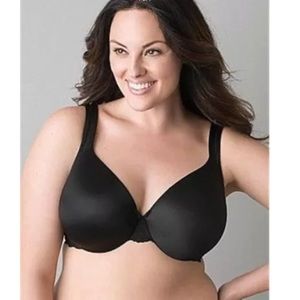 SMOOTH SATIN #A1-04 FULL COVERAGE Bra Black 36D
